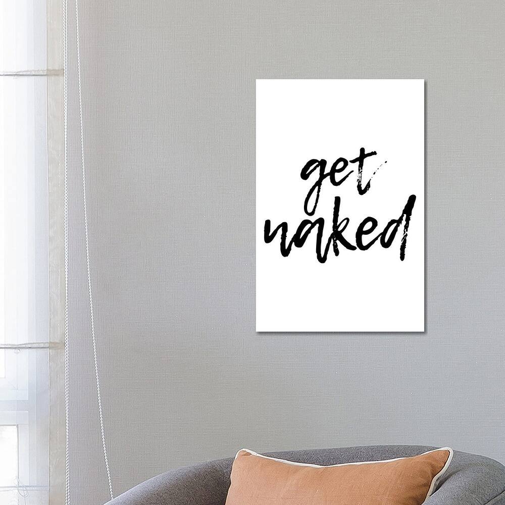 iCanvas "Get Naked" by Pixy Paper Canvas Print