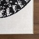 preview thumbnail 3 of 6, Nuloom Nila SplashGuard Modern Snake Print Machine Washable Area Rug
