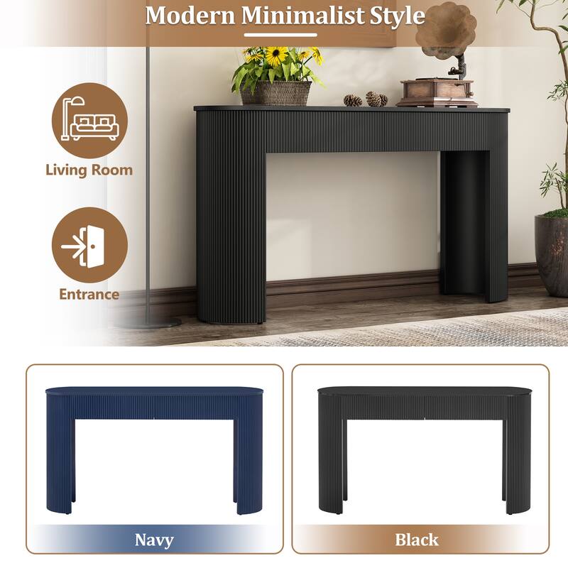 Console Table with sturdy legs and 2 Drawers
