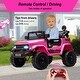 preview thumbnail 3 of 5, Ride on Truck Car w/Remote Control 3 Speeds Pink