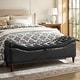 preview thumbnail 1 of 38, Zona 59"W Traditional Faux Leather Tufted Upholstered Storage Bench With Soild Wood Legs and Nailhead Trim By HULALA HOME
