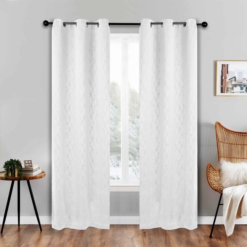 Superior Zuri Washable Room Darkening Curtains, Set of 2 Panels