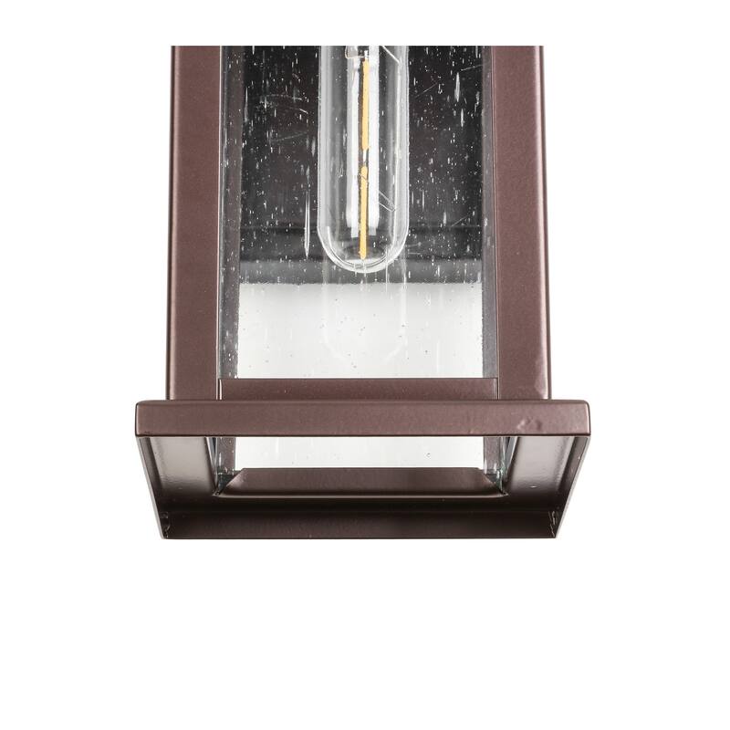 Brown Outdoor Oil Rubbed Bronze Wall Lamp Without Bulb