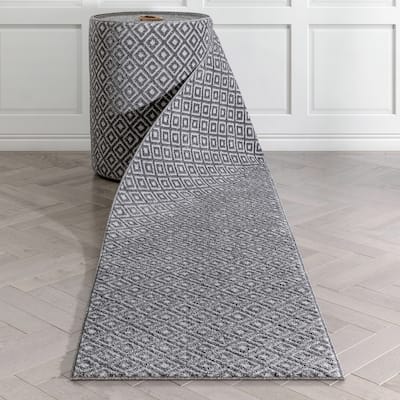 Custom Size Runner Malaga Pia Tribal Diamond Hallway Stair Rug