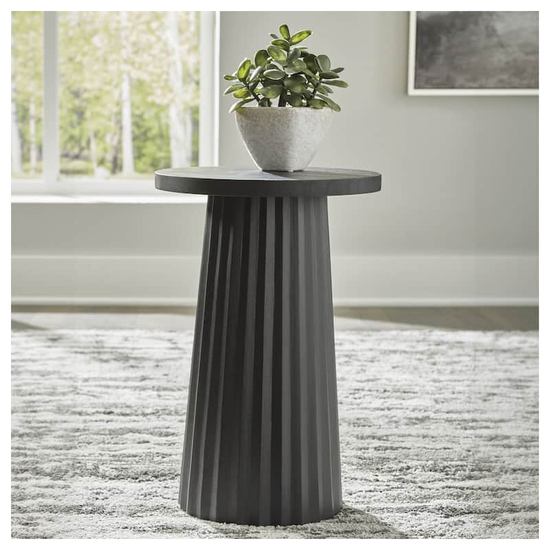 Signature Design by Ashley Ceilby Accent Table - Black - 14"W x 14"D x 21"H