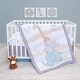 preview thumbnail 2 of 6, Safari Babies 4 Piece Crib Bedding Set