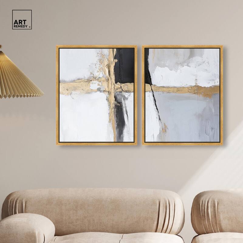 Cracks of Creation IV Canvas Set of 2 by Art Remedy