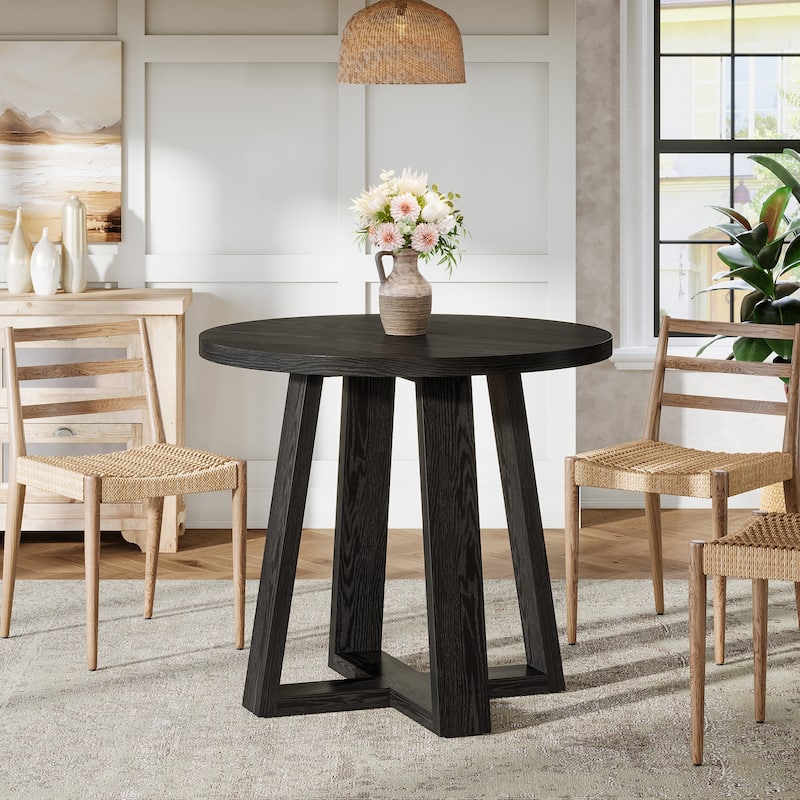 Small Round Dining Table for 2-4 People
