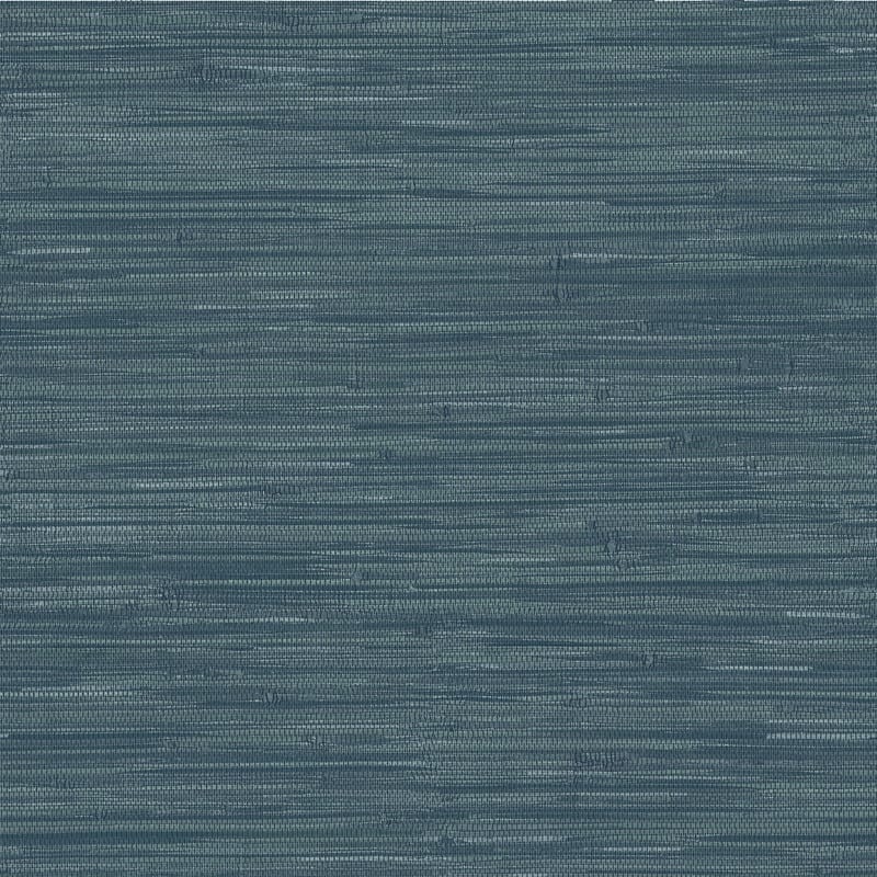 NuWallpaper Navy Faux Grassweave Peel & Stick Wallpaper - 216in x 20.5in x 0.025in
