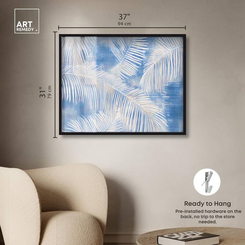 Sky Palm Silhouettes Shadowbox by Art Remedy