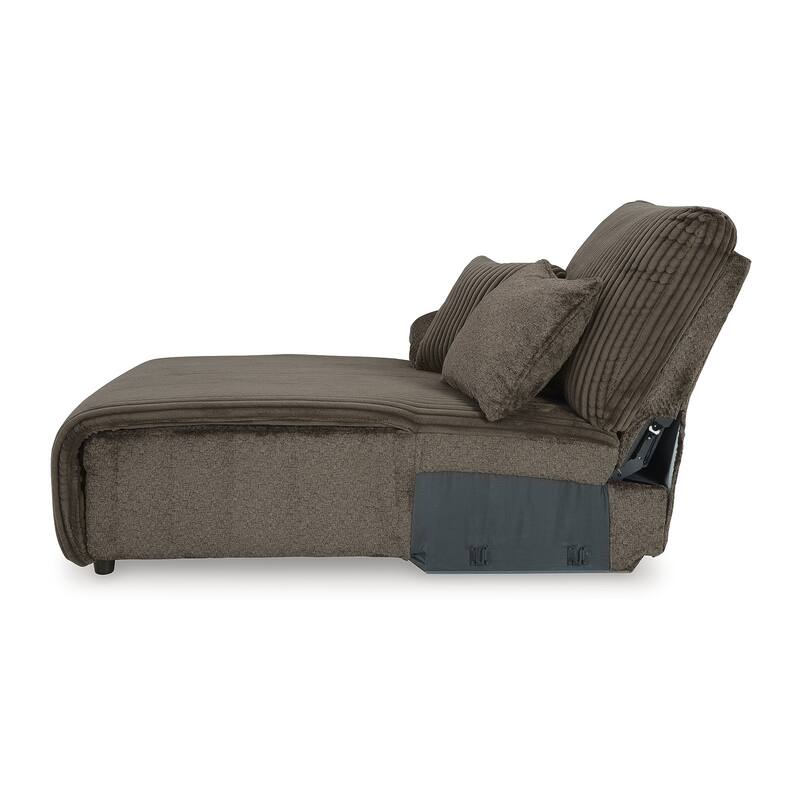 Signature Design by Ashley Top Tier 3-Piece Sofa Chaise Sectional - 130" W x 74" D x 41" H