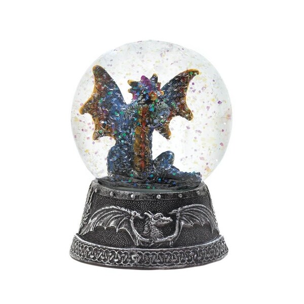 Beautiful Blue Dragon Water Globe