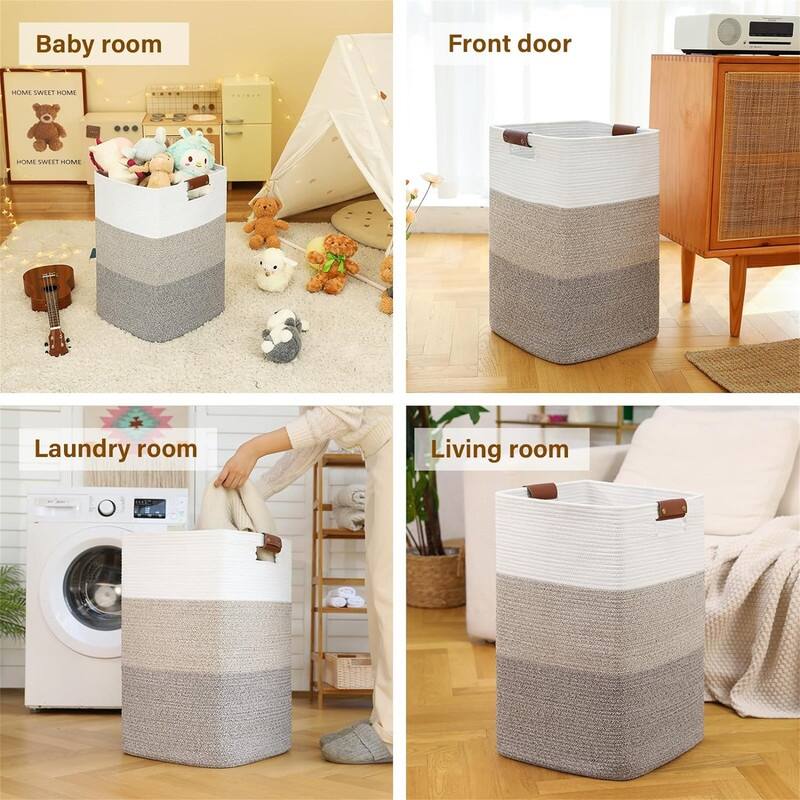 Laundry Hamper 90L Extra Large Laundry Basket - 15.7"L x 15"W x 23.6"H