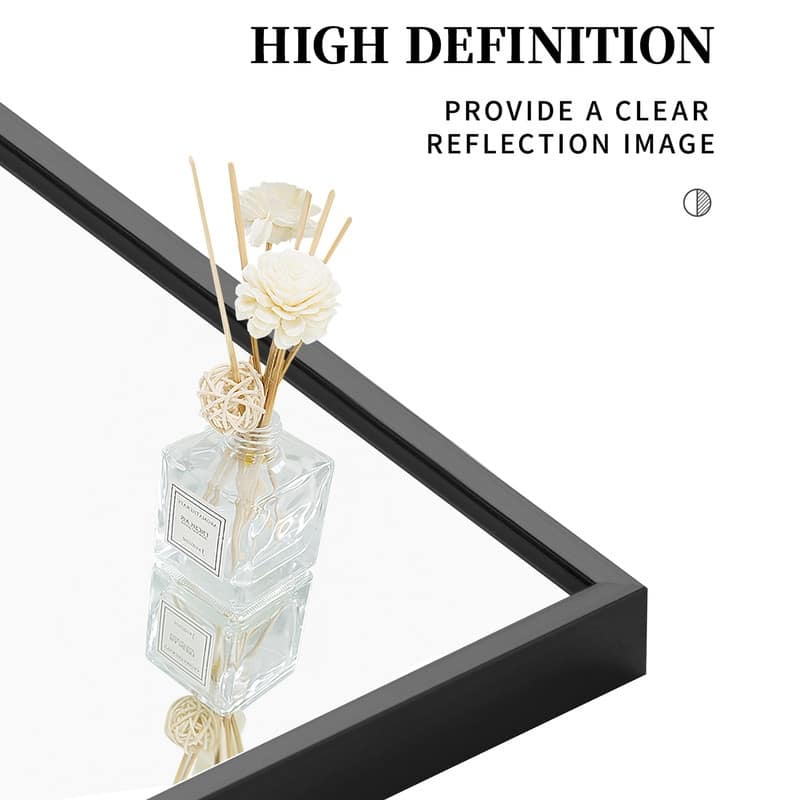 Full Length Free Standing Body Mirror Metal Framed Wall Mirror Large Floor Mirror