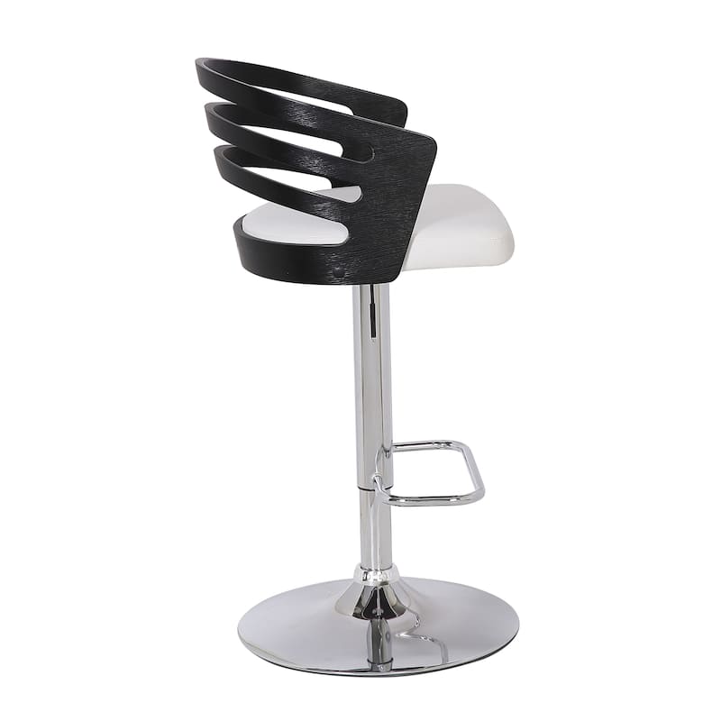 Bentwood Modern Contemporary Adjustable Bar Stool