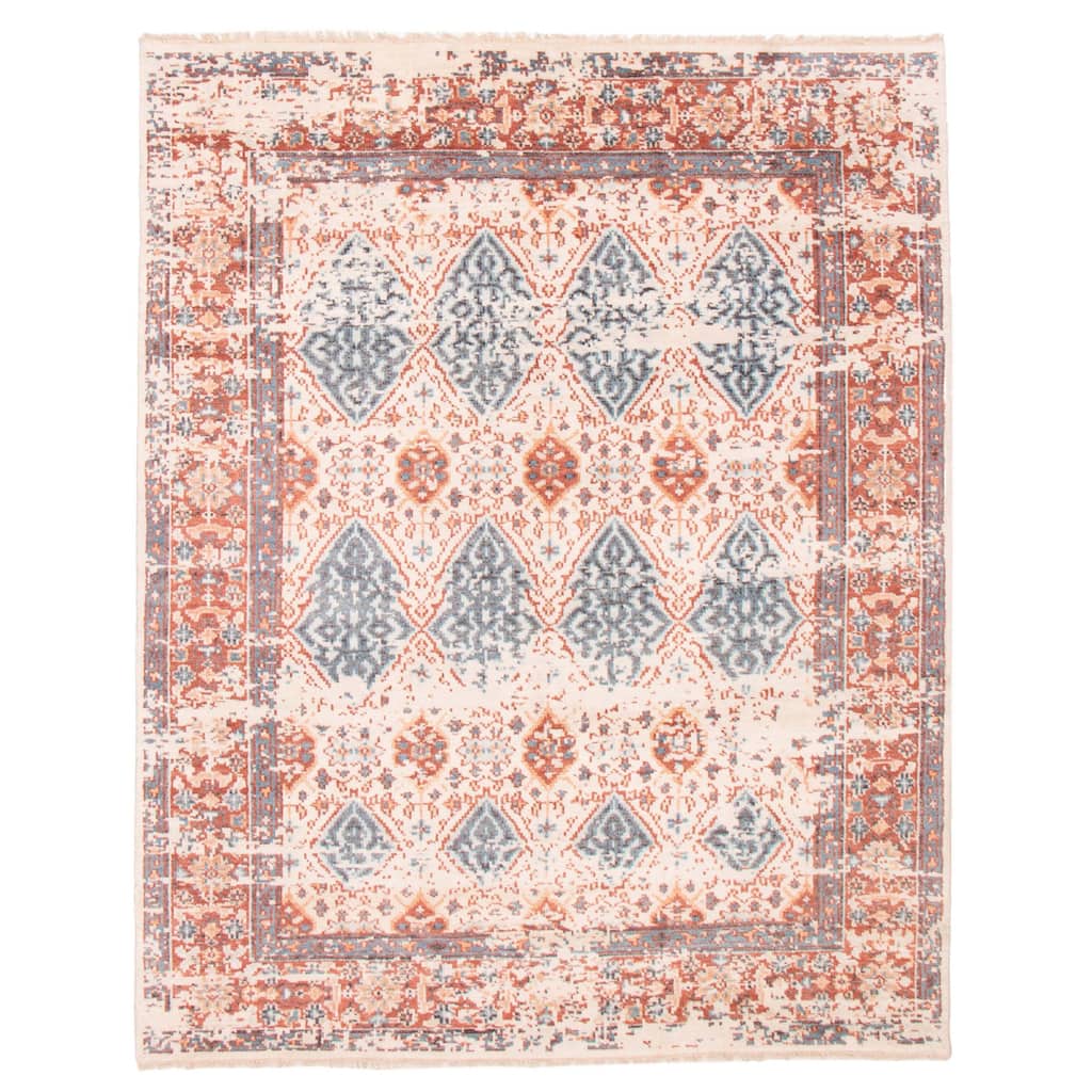 ECARPETGALLERY Hand-knotted Jules Serapi Cream Wool Rug - 7'10 x 10'3