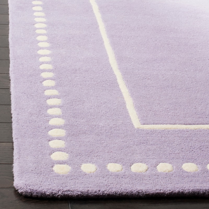 SAFAVIEH Handmade Bella Alverta Dotted Border Wool Rug