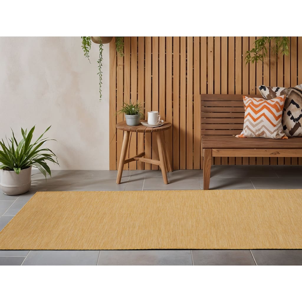 HomeRoots Contemporary Runner Outdoor Rug - 8' Runner