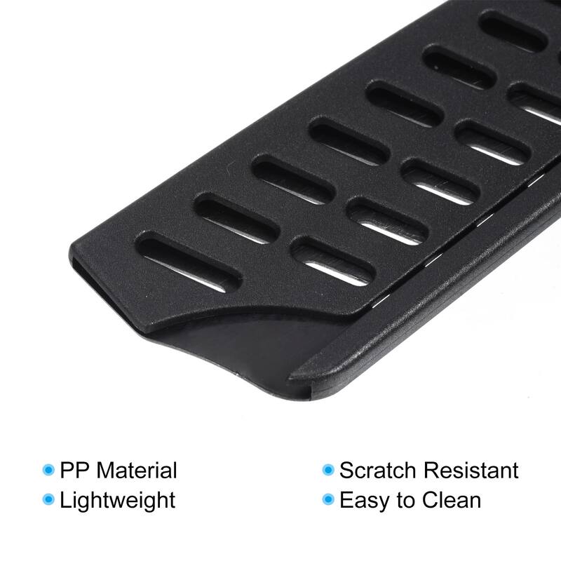 PP Kitchen Knife Sheath Cover Sleeves Portable for Santoku Knife - Black