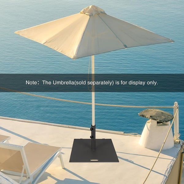 http www.patioliving.com california-umbrella-patio-bases-stand-cacfmt172 PURPLE LEAF HDML32 Patio Market Umbrella Stand Base with Wheels Secure your umbrella with confidence using this 75lbs Round Patio Umbrella Stand Patio Umbrella Base Portable Outdoor