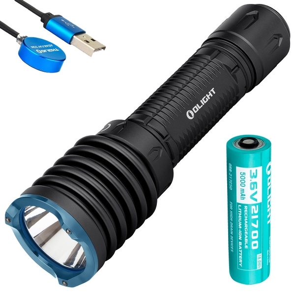 AHOME Tactical Torch USB Rechargeable Flashlight with Magnetic Base 1000 Lumen LED Lamp 