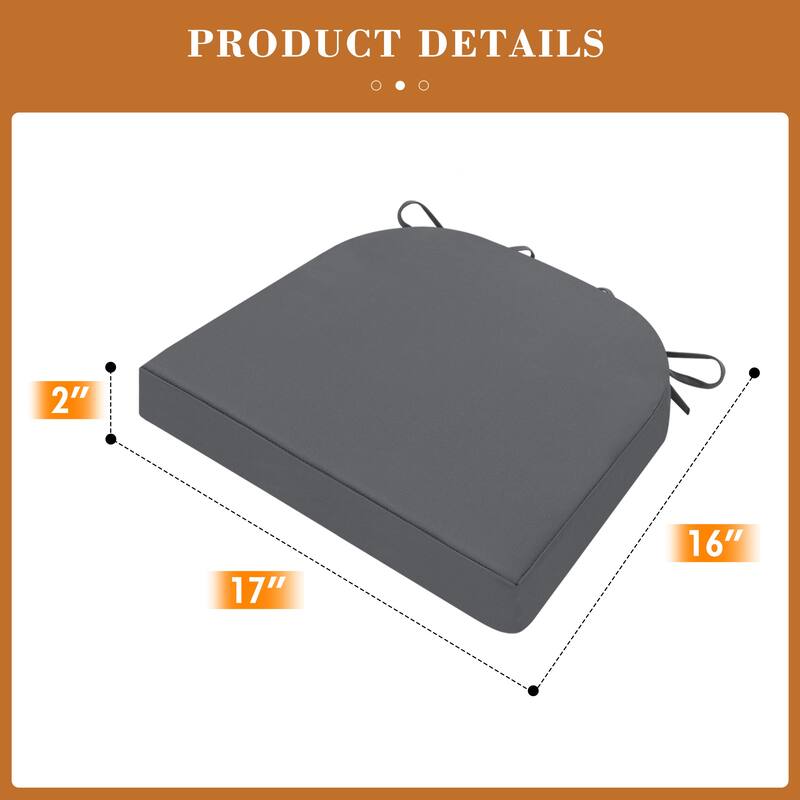Outdoor Seat Waterproof Chair Cushion for Patio Furniture