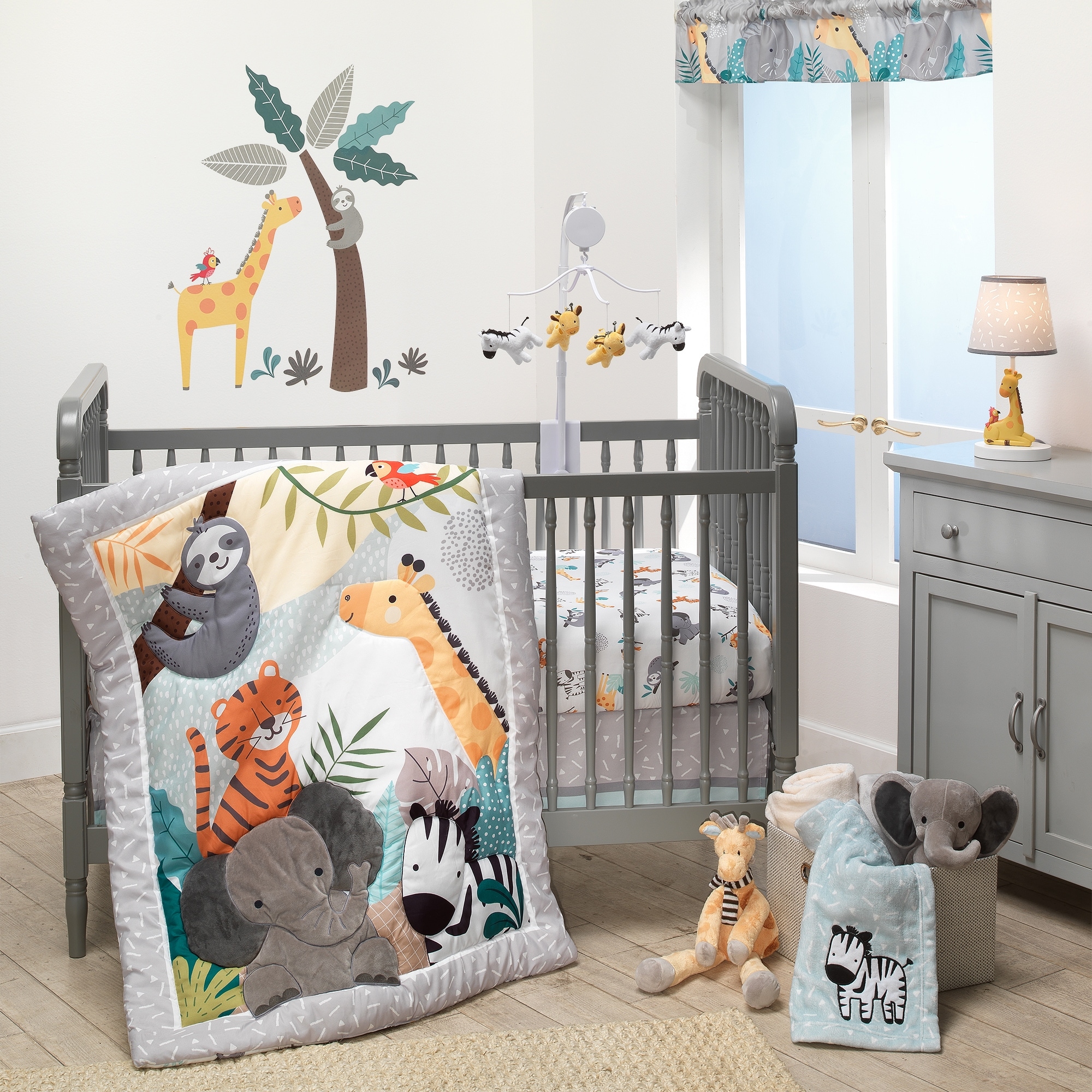 jungle theme nursery bedding