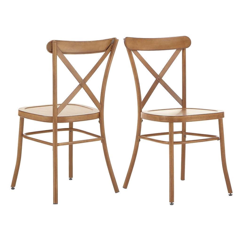 Pompey Metal Dining Chairs (Set of 2) by iNSPIRE Q Classic