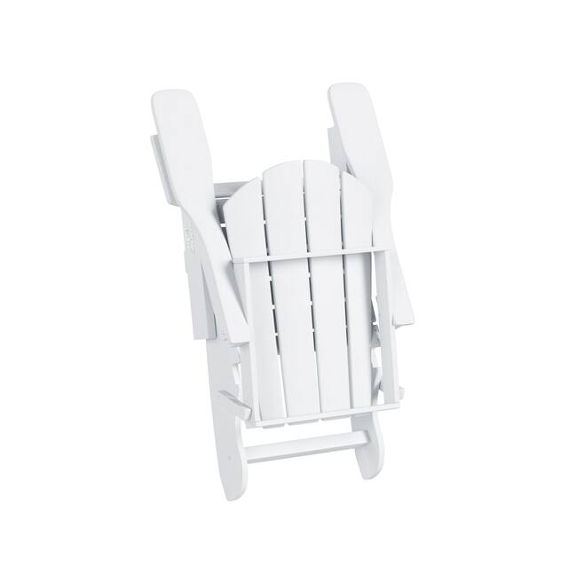 Laguna Folding Poly Eco-Friendly All Weather Outdoor Adirondack Chair