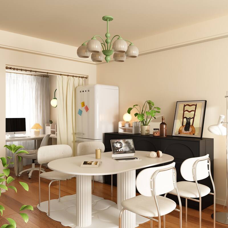 White 9-Drawer Chest of Drawers with Stylish Design and Anti-Tip Feature