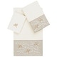preview thumbnail 42 of 55, Authentic Hotel and Spa 100% Turkish Cotton Braelyn 3PC Embellished Towel Set Cream