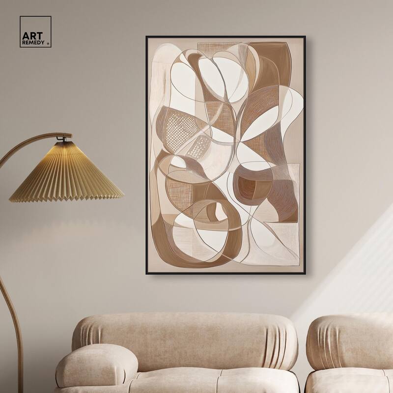 Mocha Dream Canvas by Art Remedy
