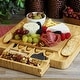 preview thumbnail 9 of 7, MegaChef Bamboo Charcuterie Cheese Board w/ Cheese Utensils and Accessories Set