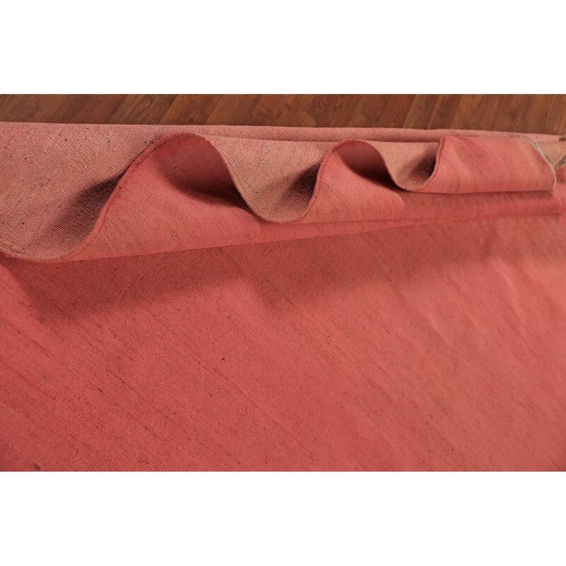 Pink Modern Gabbeh Oriental Area Rug Handmade Bedroom Wool Carpet - 9'10" x 12'8"