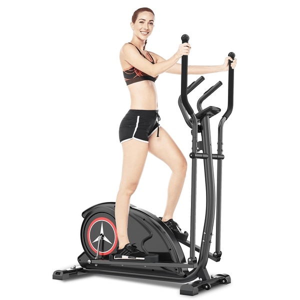 Magnetic elliptical machine trainer outlet for home gym exercise