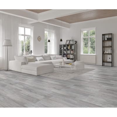 Industry Tile 6x24 Oslo Gray Wood Look Porcelain Tile