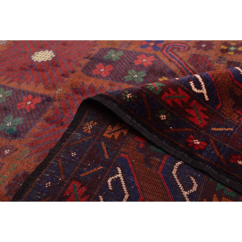 ECARPETGALLERY Hand-knotted Teimani Brown Wool Rug - 3'9 x 6'6