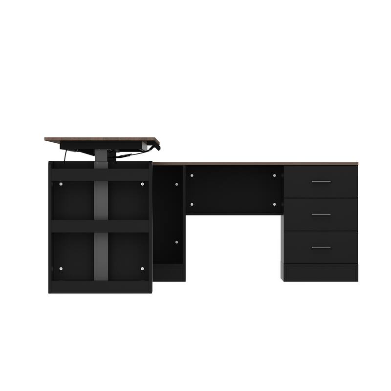 63"W Versatile Standing Desk Aesthetic with Height Customization Table