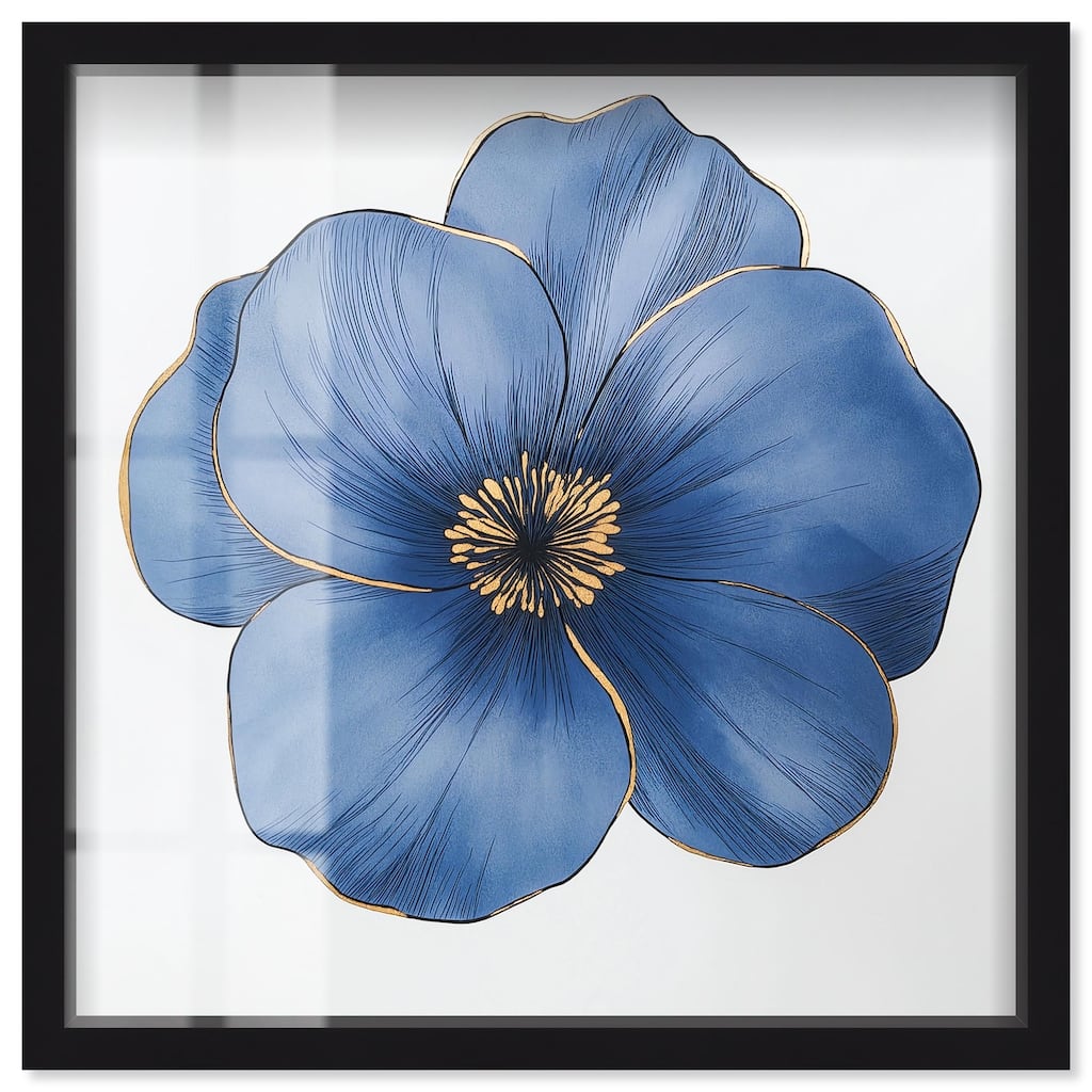 Blue Brilliance II Shadowbox by Art Remedy