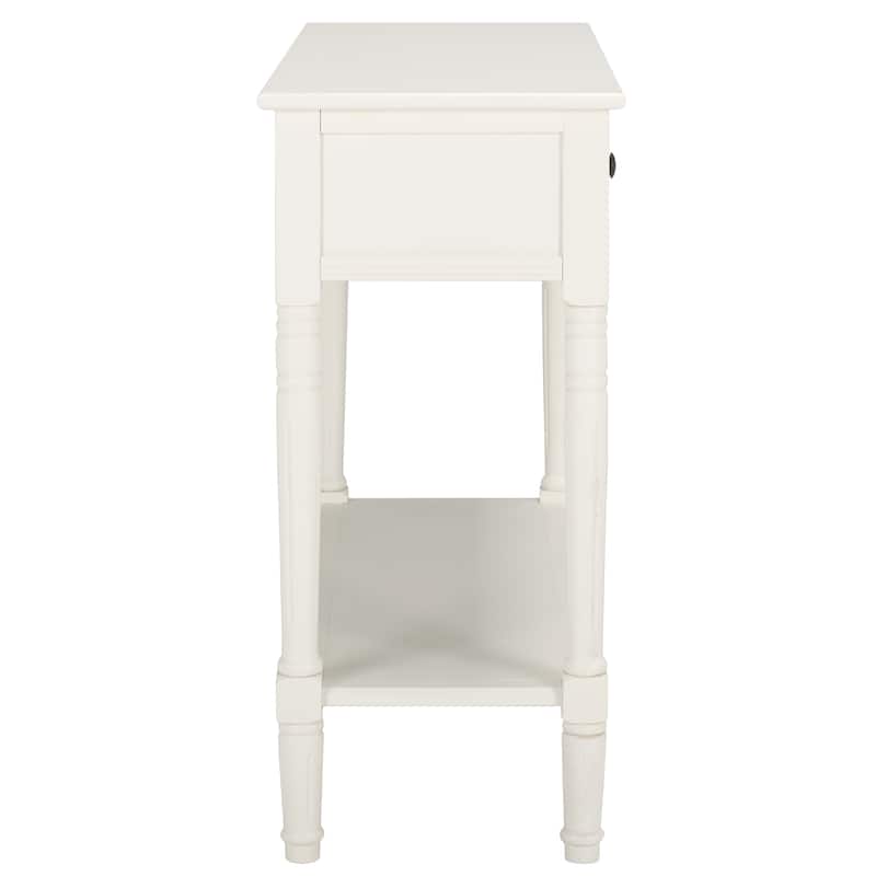 SAFAVIEH Camilla Grey 2-Drawer Console Table - 35.8" x 13.8" x 29.5" - 36"W x 14"D x 30"H