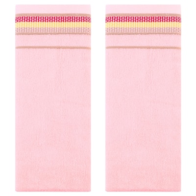 Hand Towels for Bathroom Cotton Striped Pattern Absorbent Soft Decorative Hands Face Towel