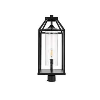 Lazare Outdoor Post light in Black
