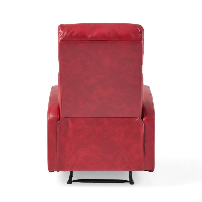 Minimalist Lever‑Action Recliner Chair with Smooth Upholstery