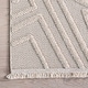 preview thumbnail 3 of 7, Nuloom Isabeau Modern Geometric High-Low Fringe Area Rug