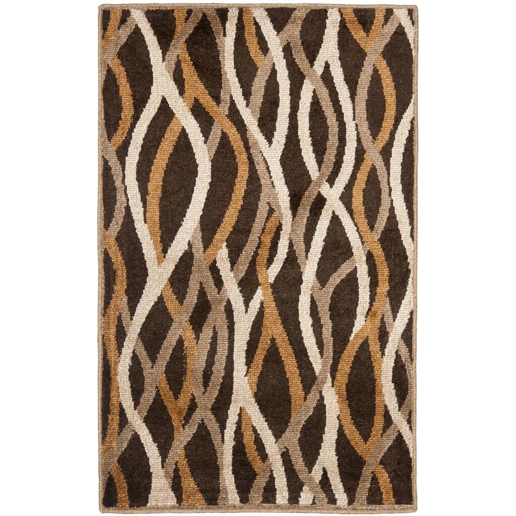 SAFAVIEH Kashmir Rosalinda Abstract Silky Polyester Rug