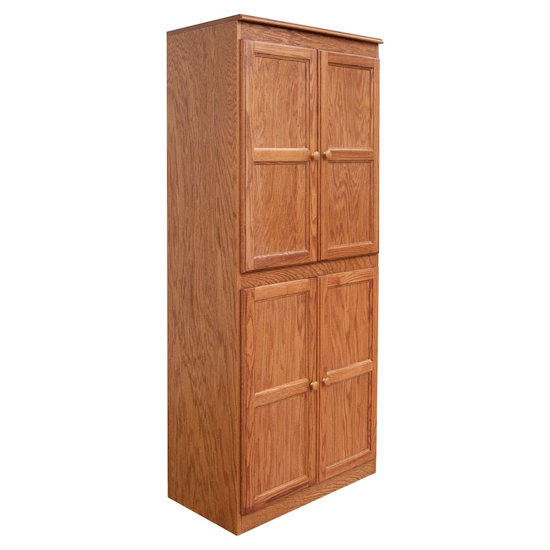 Concepts in Wood Storage Cabinet, 72 inch with 5 Shelves