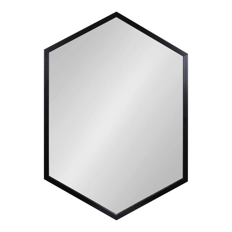 Kate and Laurel Laverty Framed Hexagon Wall Mirror