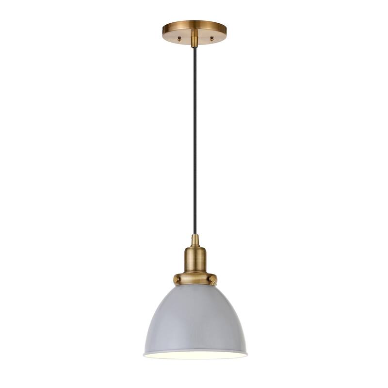 Madison 8" Wide Pendant with Metal Shade