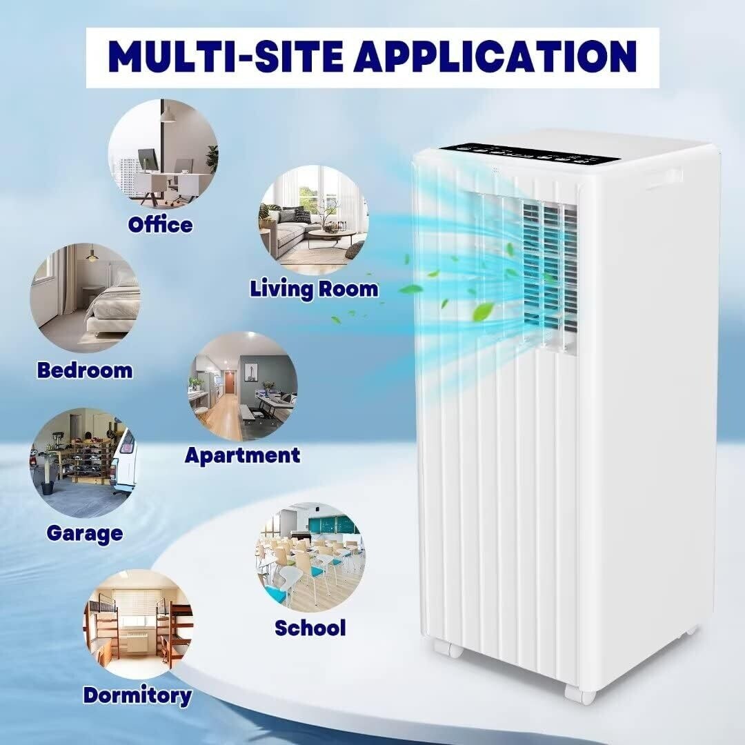 thumbnail image 2 of VCK 8000 BTU Portable Air Conditioner - Cools Up To 350 Sq.ft With Remote & Dehumidifier 2 of 4