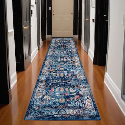 Qefi Power Loomed Stain Resistant Durable Area Rug By HomeRoots - 123' X '30' X '0.38